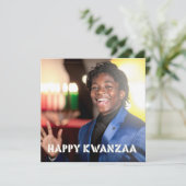  KWANZAA - HAPPY KWANZAA - (Stehend Vorderseite)
