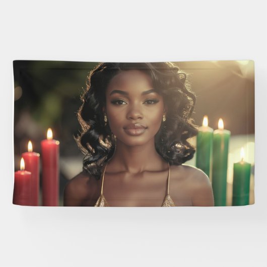 KWANZAA - HAPPY KWANZAA -  BANNER (Horizontal)