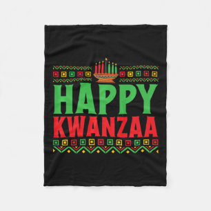 Kwanzaa - Happy Kwanzaa Fleecedecke