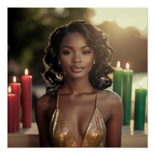 KWANZAA - HAPPY KWANZAA -  POSTER (Vorderseite)