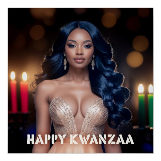 KWANZAA - HAPPY KWANZAA POSTER (Vorderseite)