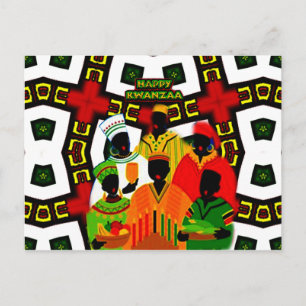 Kwanzaa Holiday Celebration_ Postkarte