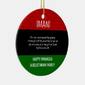 Kwanzaa IMANI Keramik Ornament (Rechts)