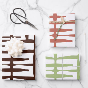 Kwanzaa Juneteenth Black Holiday Geschenkpapier Set