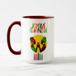 Kwanzaa Kaffeemaschine mit roten Akzenten, 15 oz Tasse