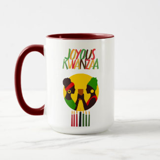 Kwanzaa Kaffeemaschine mit roten Akzenten, 15 oz Tasse
