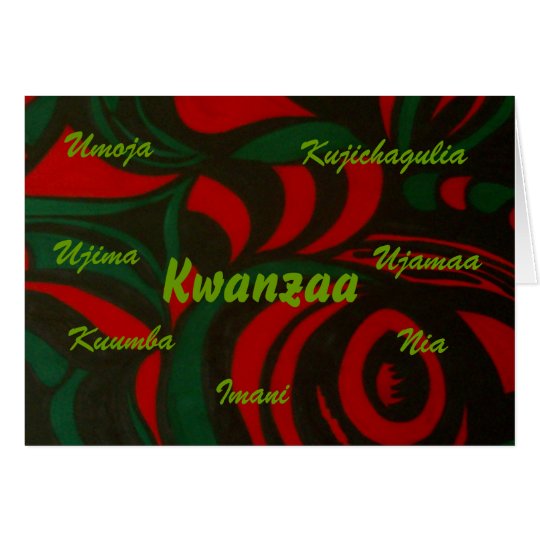 Kwanzaa Karte