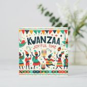 Kwanzaa Karte (Stehend Vorderseite)