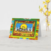 Kwanzaa Karte (Gelbe Blume)