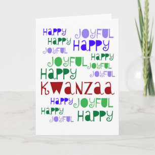 Kwanzaa-Karte Feiertagskarte