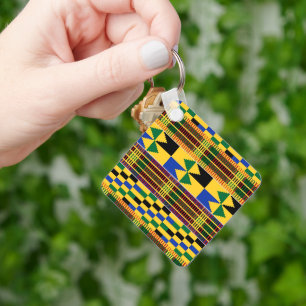 Kwanzaa Kenta Cloth Schlüsselanhänger