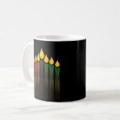 Kwanzaa-Kerzen Kaffeetasse (Vorderseite Links)