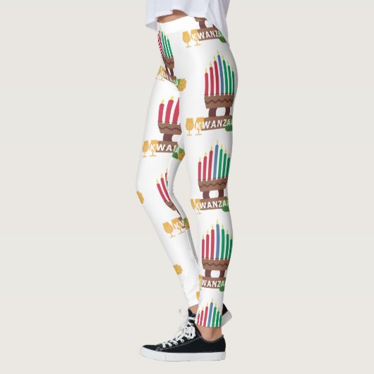 Kwanzaa Kerzen Leggings (Links)