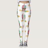 Kwanzaa Kerzen Leggings (Vorderseite)