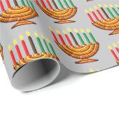 Kwanzaa Kinara Geschenkpapier (Rolleneckpunkt)