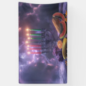 KWANZAA - KINARA - MISHUMAA SABA - BANNER (Vertikal)