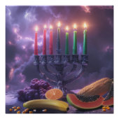 KWANZAA - KINARA - MISHUMAA SABA - POSTER (Vorderseite)