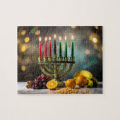 KWANZAA - KINARA -  PUZZLE (Horizontal)