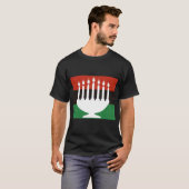 Kwanzaa Kinara T-Shirt (Vorne ganz)