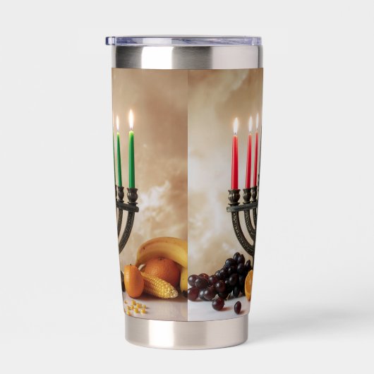 KWANZAA - KINARA -  THERMOBECHER (Rechts)