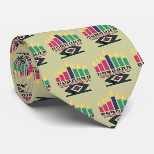 KWANZAA-Krawatte Krawatte (Gerollt)