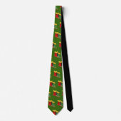 Kwanzaa Krawatte Red Green Black 7 Kerzen Muster (Vorderseite)