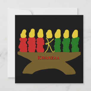 Kwanzaa-Kunst Mitteilungskarte