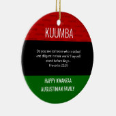 Kwanzaa KUUMBA Keramik Ornament (Rechts)