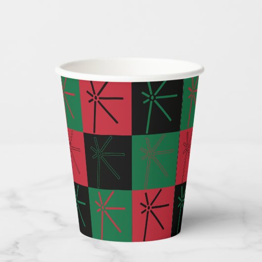 Kwanzaa Kuumba Paper Cups Pappbecher (Vorderseite)