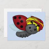 Kwanzaa Ladybug Postkarte (Vorne/Hinten)