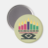 KWANZAA Magnet (Vorderseite/Rückseite)