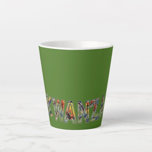 Kwanzaa-Multi Latte-Tasse Milchtasse (Vorderseite)