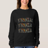 Kwanzaa- Multi (schwarz) Sweatshirt (Vorderseite)