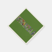 Kwanzaa-Multi Serviette (Ecke)