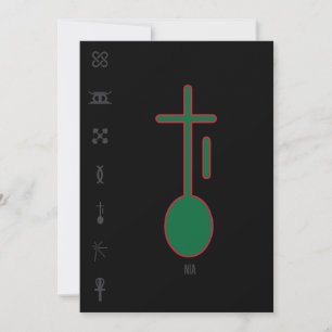 Kwanzaa Nia Feiertagskarte