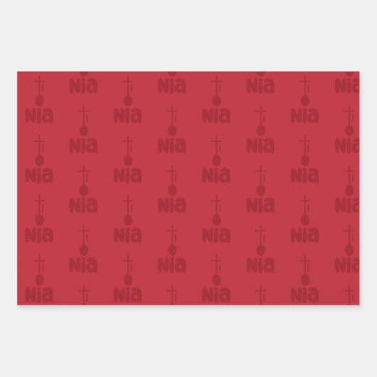 Kwanzaa Nia Wrapping Papr Geschenkpapier Set (Vorderseite 2)