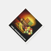 Kwanzaa Paper Napkins Serviette (Ecke)