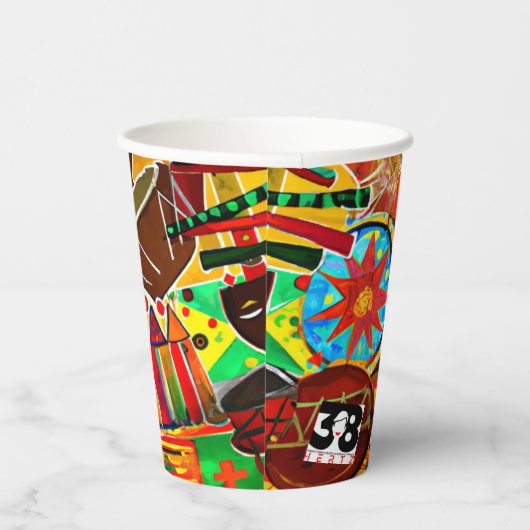 Kwanzaa Pappbecher (Rechts)