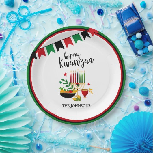 Kwanzaa Pappteller (Party)