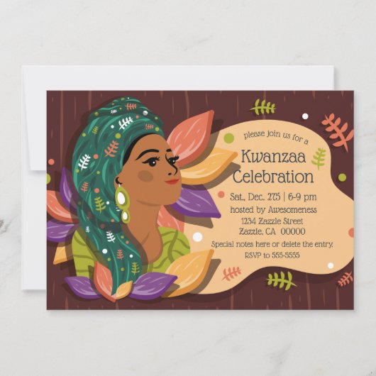 Kwanzaa Party Celebration Einladung (Vorderseite)