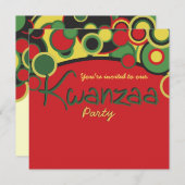 Kwanzaa-Party Einladungen (Vorne/Hinten)