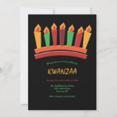 Kwanzaa Party Einladungen (Vorderseite)
