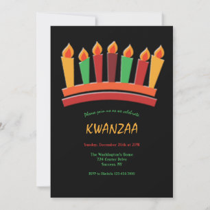 Kwanzaa Party Einladungen