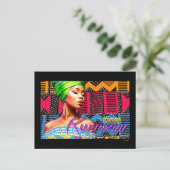 Kwanzaa Postkarte (Stehend Vorderseite)