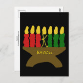 Kwanzaa Postkarte (Vorne/Hinten)