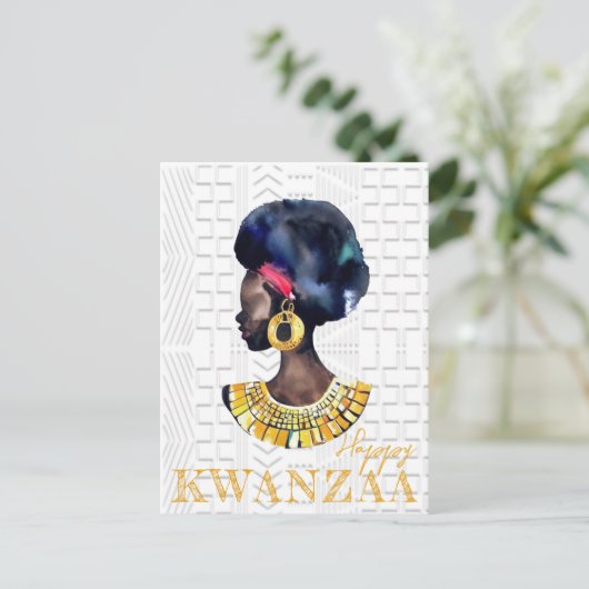 Kwanzaa Postkarte (Stehend Vorderseite)