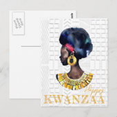 Kwanzaa Postkarte (Vorne/Hinten)