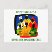 Kwanzaa Postkarte (Vorderseite)