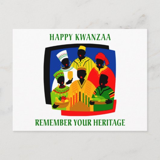 Kwanzaa Postkarte (Vorderseite)