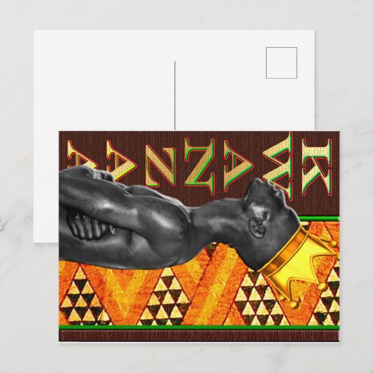 Kwanzaa Postkarte (Vorne/Hinten)